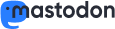Mastodon_Logotype_(Full_Reversed) 1