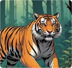 pikaso_reimagine_tiger-forest-comic-book