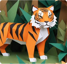 pikaso_reimagine_tiger-forest-origami-paper